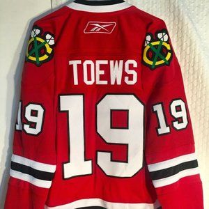 REEBOK PREMIER CHICAGO BLACKHAWKS JONATHAN TOEWS RED JERSEY All Sizes  NEW!